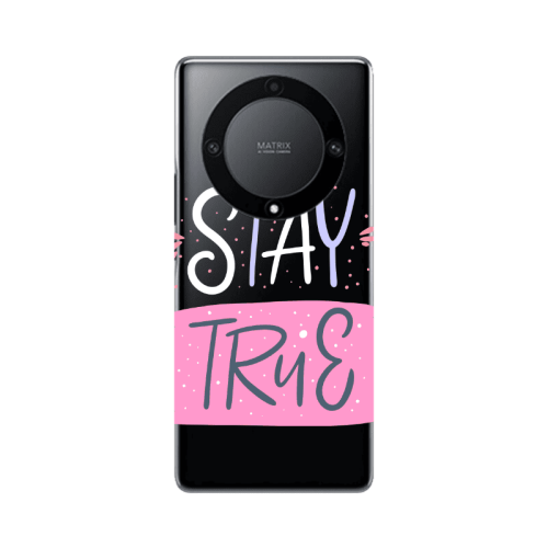 Honor Magic5 Lite 5G Stay True Transparent Silicone TPU Θήκη