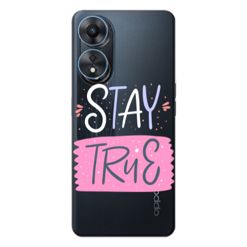 Oppo A 98 Stay True Transparent Silicone TPU Θήκη