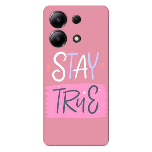 Xiaomi Redmi Note 13 4G Stay True Pink Colored Silicone TPU Θήκη