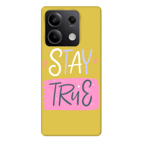 Xiaomi Redmi Note 13Pro 5G Stay True Yellow Colored Silicone TPU Θήκη