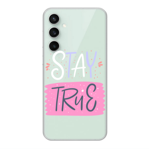 Samsung S24 FE Stay True Transparent Silicone TPU Θήκη