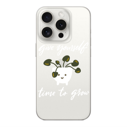 Apple Iphone 16 Pro Max Give Yourself Transparent Silicone TPU Θήκη