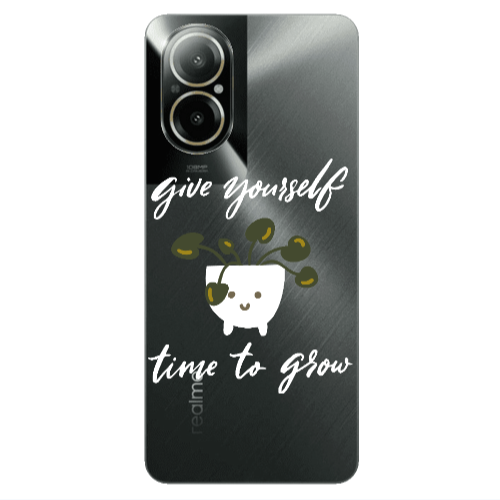 Realme C67 Give Yourself Transparent Silicone TPU Θήκη