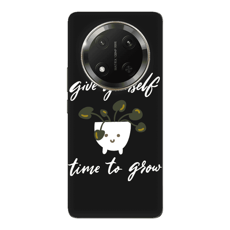 Honor Magic 7 Lite Give Yourself Black Colored Silicone TPU Θήκη