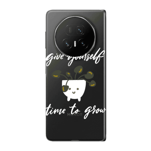 Honor Magic V5 Give Yourself Transparent Silicone TPU Θήκη