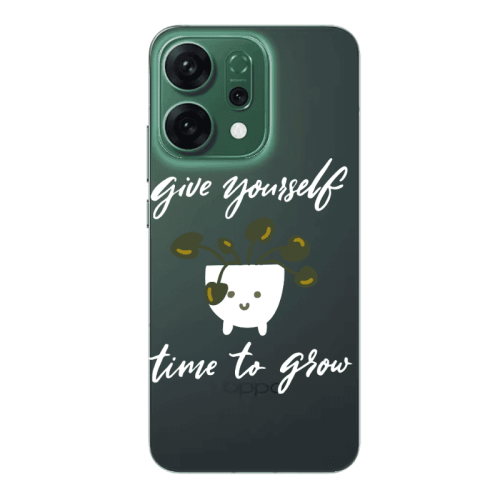 Oppo RENO 14 Give Yourself Transparent Silicone TPU Θήκη