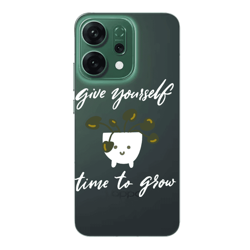 Oppo RENO 14 Give Yourself Transparent Silicone TPU Θήκη