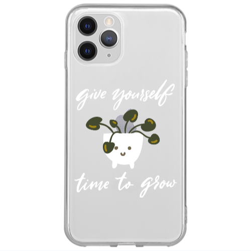 Apple iPhone 13 Pro Max Give Yourself Transparent Silicone TPU Θήκη