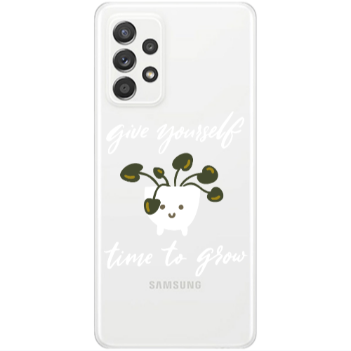 Samsung A52 Give Yourself Transparent Silicone TPU Θήκη