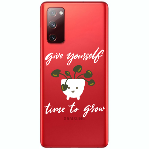 Samsung S20 FE Give Yourself Transparent Silicone TPU Θήκη