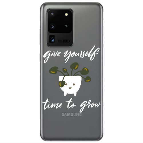 Samsung S20 Ultra Give Yourself Transparent Silicone TPU Θήκη