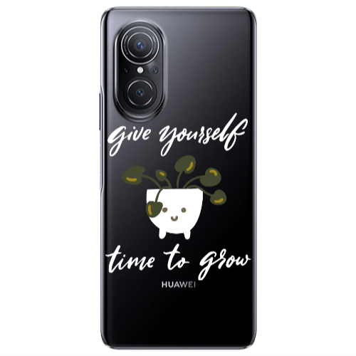 Huawei Nova 9 SE Give Yourself Transparent Silicone TPU Θήκη