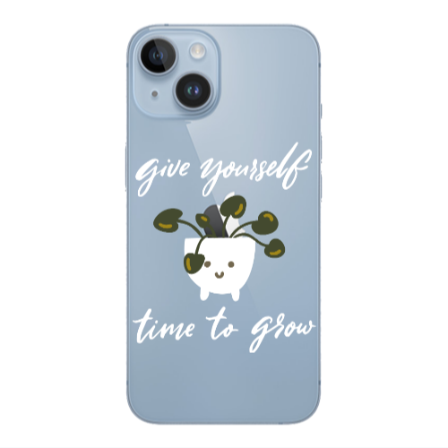 Apple iPhone 14  Give Yourself Transparent Silicone TPU Θήκη