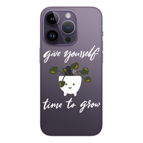 Apple iPhone 14 Pro Max Give Yourself Transparent Silicone TPU Θήκη