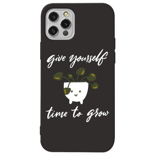 Apple iPhone 13 Pro Give Yourself Black Colored Silicone TPU Θήκη