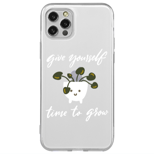 Apple iPhone 12 Pro Give Yourself Transparent Silicone TPU Θήκη
