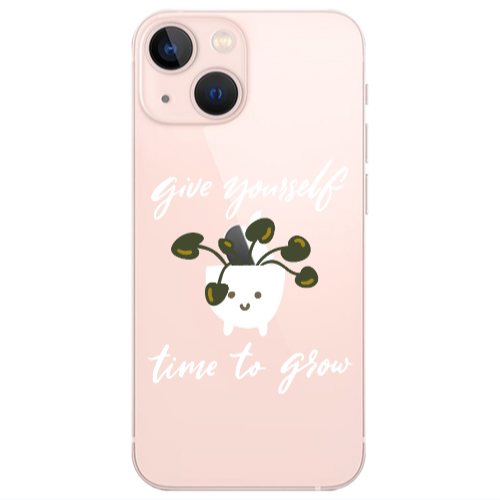 Apple iPhone 13 Mini Give Yourself Transparent Silicone TPU Θήκη