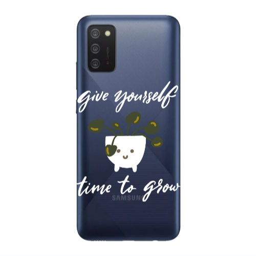 Samsung A03S Give Yourself Transparent Silicone TPU Θήκη