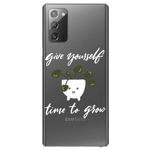 Samsung Note 20 Give Yourself Transparent Silicone TPU Θήκη