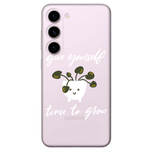 Samsung S23 Give Yourself Transparent Silicone TPU Θήκη