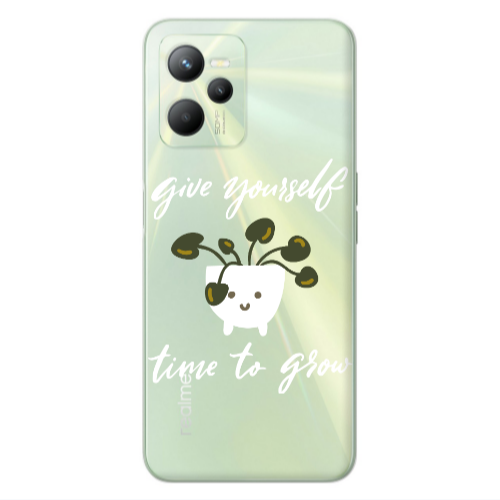 Realme C35 Give Yourself Transparent Silicone TPU Θήκη
