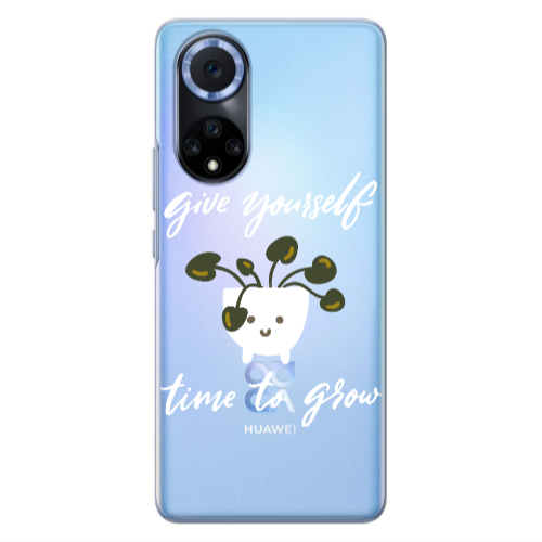 Huawei Nova 9 Give Yourself Transparent Silicone TPU Θήκη
