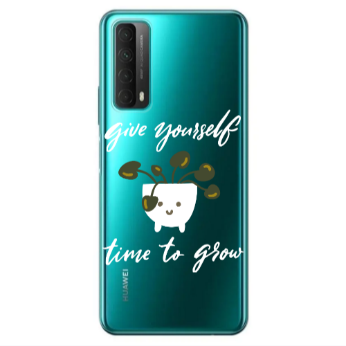 Huawei P Smart 2021 Give Yourself Transparent Silicone TPU Θήκη