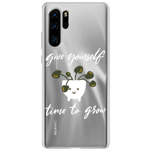 Huawei P30 Pro Give Yourself Transparent Silicone TPU Θήκη