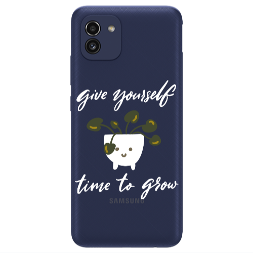Samsung A03 Give Yourself Transparent Silicone TPU Θήκη