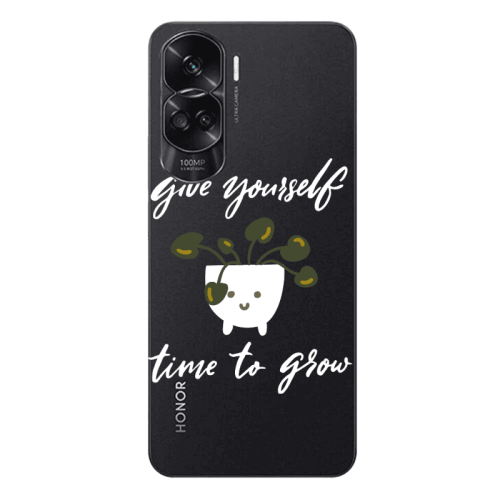 Honor 90 Lite 5G Give Yourself Transparent Silicone TPU Θήκη