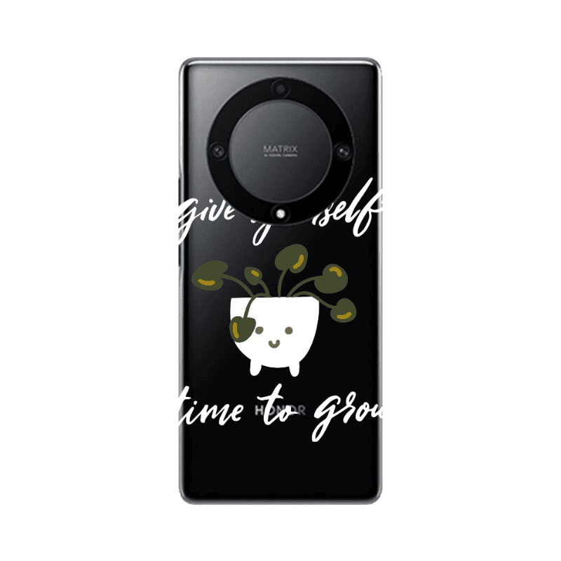Honor Magic5 Lite 5G Give Yourself Transparent Silicone TPU Θήκη