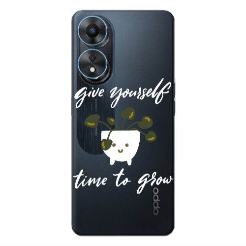 Oppo A 98 Give Yourself Transparent Silicone TPU Θήκη