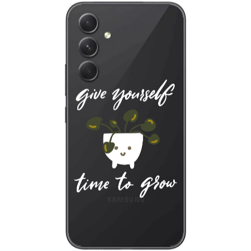 Samsung Galaxy A25 Give Yourself Transparent Silicone TPU Θήκη
