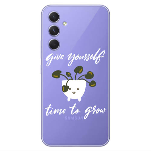 Samsung A55 Give Yourself Transparent Silicone TPU Θήκη