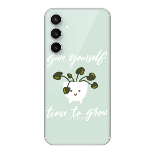 Samsung S24 FE Give Yourself Transparent Silicone TPU Θήκη