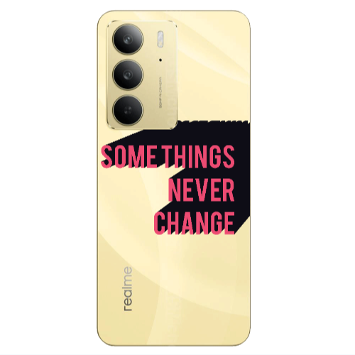 Realme C 75 Somethings Never Change Transparent Silicone TPU Θήκη