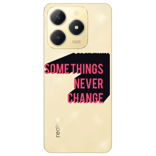 Realme C61 Somethings Never Change Transparent Silicone TPU Θήκη