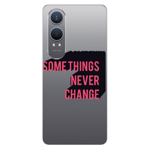 Oneplus Nord Ce 4 lite Somethings Never Change Transparent Silicone TPU Θήκη