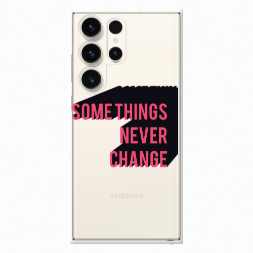 Samsung S25 Ultra Somethings Never Change Transparent Silicone TPU Θήκη