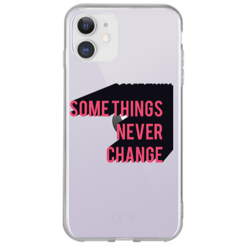 Apple iPhone 12 Somethings Never Change Transparent Silicone TPU Θήκη