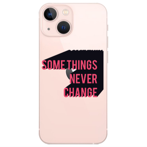 Apple iPhone 13 Somethings Never Change Transparent Silicone TPU Θήκη