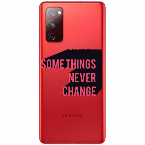 Samsung S20 FE Somethings Never Change Transparent Silicone TPU Θήκη