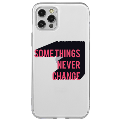 Apple iPhone 12 Pro Somethings Never Change Transparent Silicone TPU Θήκη