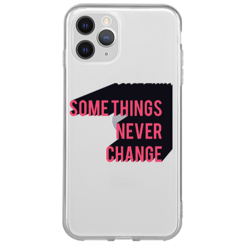 Apple iPhone 12 Pro Max Somethings Never Change Transparent Silicone TPU Θήκη