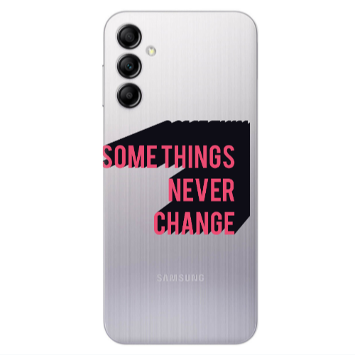 Samsung A14 5G Somethings Never Change Transparent Silicone TPU Θήκη