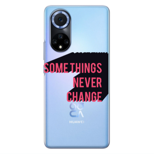 Huawei Nova 9 Somethings Never Change Transparent Silicone TPU Θήκη