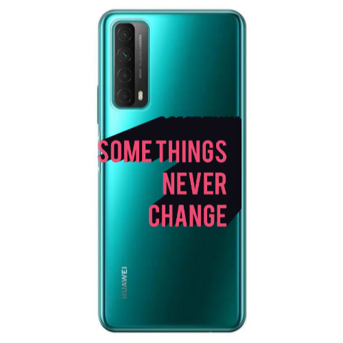 Huawei P Smart 2021 Somethings Never Change Transparent Silicone TPU Θήκη