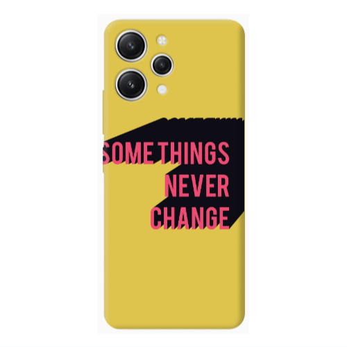 Xiaomi Redmi 12 Somethings Never Change Yellow Colored Silicone TPU Θήκη