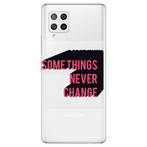 Samsung A42 5G Somethings Never Change Transparent Silicone TPU Θήκη