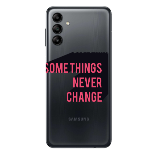 Samsung A13 5G Somethings Never Change Transparent Silicone TPU Θήκη